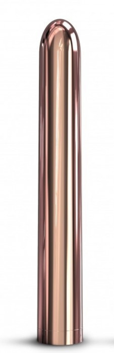 Vibrator Pink Lady 2.0, 10 Moduri Vibratii, ABS, USB, Rose Gold, 19 cm