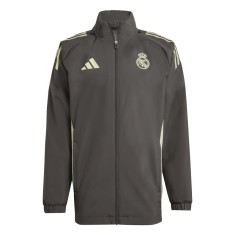 Real Madrid geacă de bărbați cu glugă Allweather grey - M