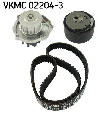 SKF VKMC 02204-3 Set pompa apa + curea dintata foto