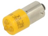 Lampa LED de Control Galbenă 230V