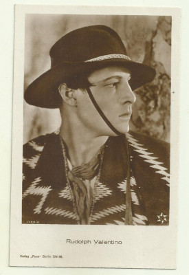 cp actori : Rudolph Valentino - interbelica foto