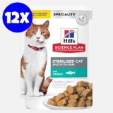 Hill's Science Plan Feline Sterilised Adult Pastrav, 1 plic 85 g