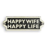 Placheta decorativa &quot;Happy Wife&quot; CS-95