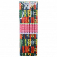 Hartie Creponata Imprimata DACO, 50x200 cm, 10 Buc/Set, Model Inimioare, Multicolor, Hartie Creponata, Hartie pentru Decorat, Set Hartie Creponata, Ro