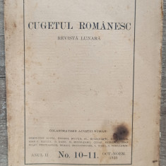 Cugetul romanesc// no. 10-11, Octombrie-Noiembrie 1923