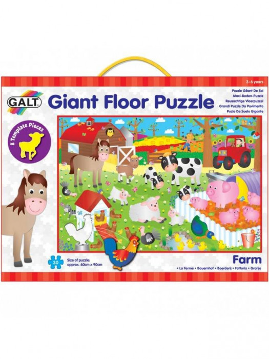 Giant Floor Puzzle: Ferma - 30 piese