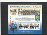 2010LP 1860 a JANDARMERIA ROMANA-160 ANI IN SLUJBA CETATENILOR BLOC MNH NEST