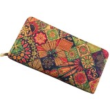 Cumpara ieftin Portofel din pluta cu fermoar - Colors