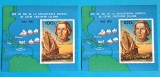 TIMBRE ROMANIA LP1297/1992- 500ani descoperirea Americii - 2 Colita dant. MNH, Nestampilat