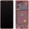 Display cu Touchscreen Samsung Galaxy S20 FE 5G G781, cu Rama, Rosu, Service Pack GH82-24214E