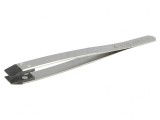 Pensetă Solidă 130mm V&acirc;rf Lat ESD