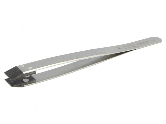 Pensetă Solidă 130mm V&acirc;rf Lat ESD