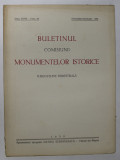 BULETINUL COMISIUNII MONUMENTELOR ISTORICE , PUBLICATIE TRIMESTRIALA , ANUL XXVIII , FASCICOLA 86 , OCTOMBRE-DECEMBRE , Bucuresti 1935