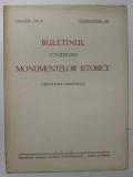 BULETINUL COMISIUNII MONUMENTELOR ISTORICE , PUBLICATIE TRIMESTRIALA , ANUL XXVIII , FASCICOLA 86 , OCTOMBRE-DECEMBRE , Bucuresti 1935