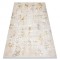 Covor modern DUKE 51546 crem / auriu - Vintage, structurat, foarte moale, franjuri, 120x170 cm