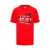 Ferrari tricou de bărbați Sainz Driver Red F1 Team 2023 - XXL, Puma