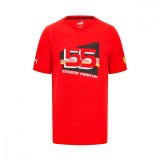 Ferrari tricou de bărbați Sainz Driver Red F1 Team 2023 - XXL