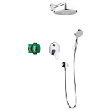 Cumpara ieftin Set dus Hansgrohe, Crometta S, baterie dus incastrata, crom