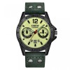 Ceas Barbatesc Xinew Verde, Calendar, Sport-Elegant, Quartz, Piele Ecologica, Analogic