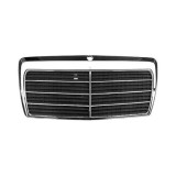 Grila radiator Mercedes W124/Clasa E (Sedan/Coupe/Cabrio/Combi) 12.1984-06.1996, crom/negru, 1248800783, 501405-0