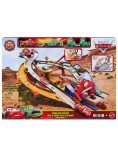 Disney Cars Radiator Springs Race &amp; Rescue Rescue Road Raceway Playset With 4 Toy Cars (jfl57)