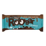 Baton cu Cocos Invelit in Ciocolata Fara Gluten Bio 30 grame Roobar, Dragon Superfoods