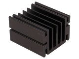 Radiator TO220 Aluminiu Negru 50x46x33mm