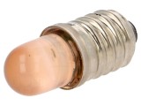 Lampă LED Portocalie E10 24V 600-800mcd