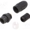 Conector circular HR30 push-pull HIROSE 2A aurit, mufă 6 pini