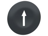 Lentilă pentru buton 22mm, neagră - Harmony XB4