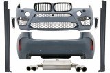 Pachet exterior complet BMW X6 F16 2015-2020, design X6M, cu evacuare