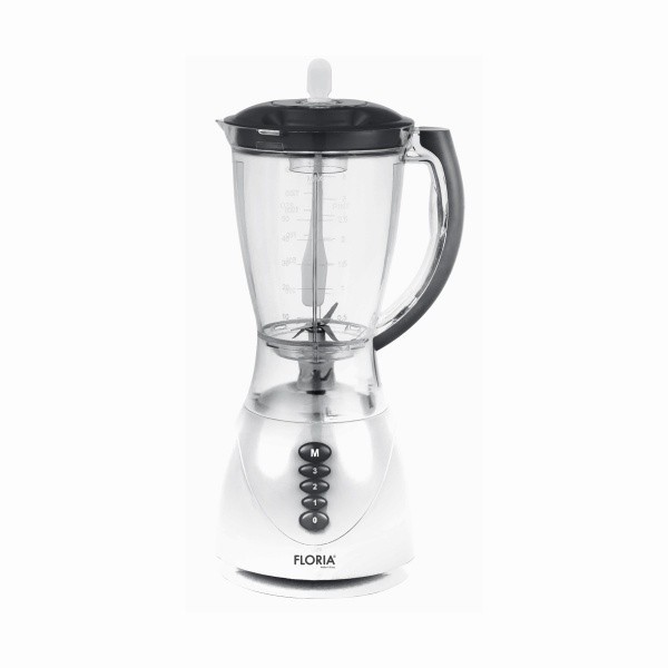 Blender de masa functie pulse 1.5L 300W 3 viteze alb FLORIA Zilan ZLN3081