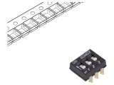 Comutator DIP-SWITCH 3 Secțiuni OFF-ON 24VDC