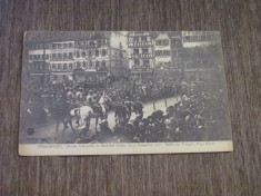 Carte Poștală Imagine din Franța 1918 - Strasbourg &quot;Entr&eacute;e Solennelle Mar&eacute;chal P&eacute;tain&quot; 25 Noiembrie, Primul Război Mondial