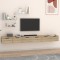 Gossi dulapuri perete, 2 buc., sonoma, 102x30x20 cm, lemn prelucrat