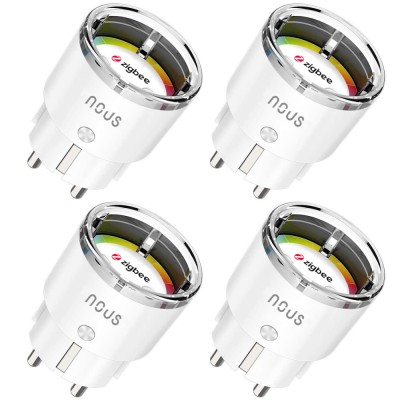 Set 4 prize inteligente WiFi NOUS A1Z, 16A - ZigBee 3.0, Monitorizare energie foto
