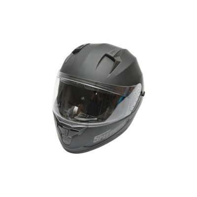 Casca moto integrala negru mat cu viziera transparenta si ochelari de soare, marimea L Arcane II Cod: DISTM82 Automotive TrustedCars foto