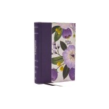 Kjv, the Woman's Study Bible, Cloth Over Board, Purple Floral, Red Letter, Full-Color Edition, Comfort Print: Receiving God's Truth for Balance, Hope,