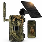 Cumpara ieftin Camera Vanatoare 4G cu Panou Solar, 4MP HD, Night Vision IR, Senzor Miscare, IP65, Slot SIM/Card, Aplicatie Mobila, Camuflaj