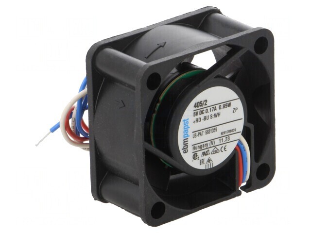 Ventilator axial DC 5V 40x40x10mm 8m3/h 22.1dBA
