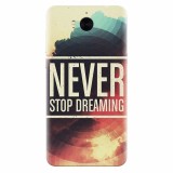 Husa silicon pentru Huawei Y5 2017, Never Stop Dreaming