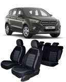 Cumpara ieftin Set Huse scaune auto dedicate FORD Kuga 2017 - 2019 bancheta fractionata