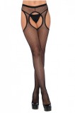 Cumpara ieftin Ciorapi Negri, Fishnet Suspender, Leg Avenue, S-L