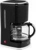Cafetiera ECG KP 2150 Stripe, 980 W, 1.5 litri, preparare pana la 10 cesti de cafea odata, sistem drip-stop, negru