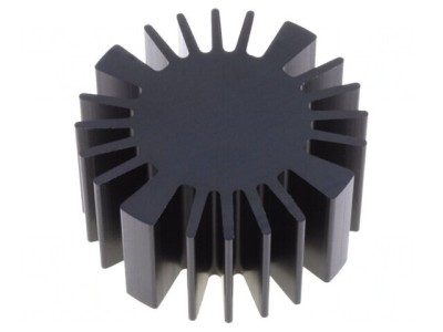 Radiator LED Negru 50mm x 25mm foto