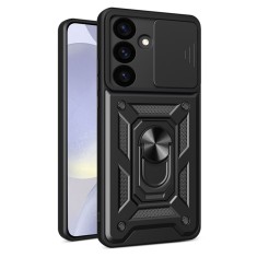 Husa Samsung Galaxy S24 FE protectie camera Techsuit CamShield Series, negru foto