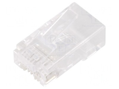 Conector RJ45 8p8c Cat 5e de trecere Mufă PIN 8 foto