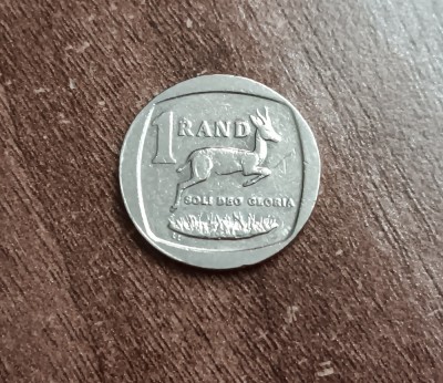 C50 - Moneda foarte veche - 1 rand - Africa de Sud - 2005 foto