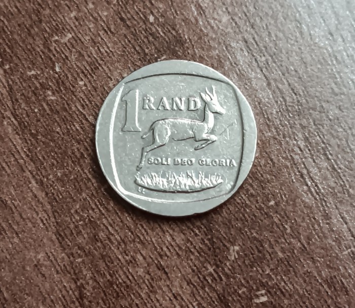 C50 - Moneda foarte veche - 1 rand - Africa de Sud - 2005