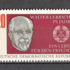 D.D.R.1968 75 ani nastere W.Ulbricht-presedinte SD.242